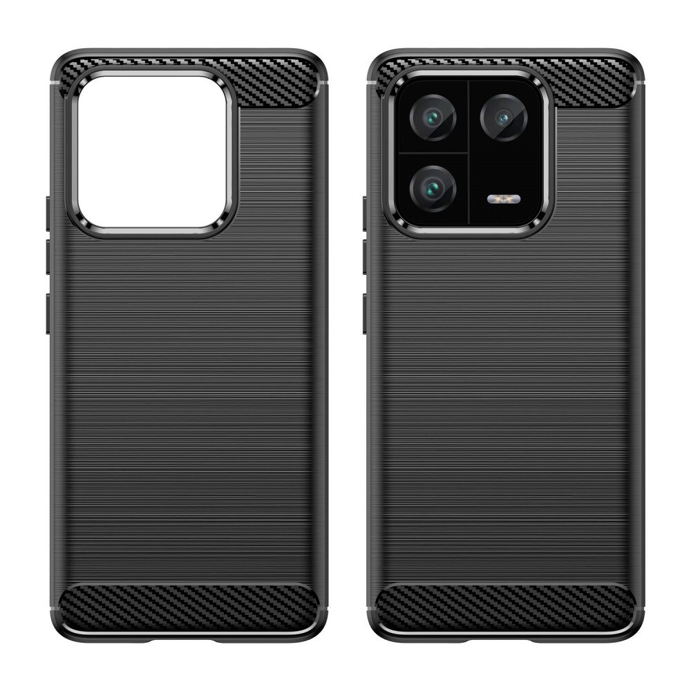 Funda Xiaomi 13 Lite - Polipiel + TPU - Negro