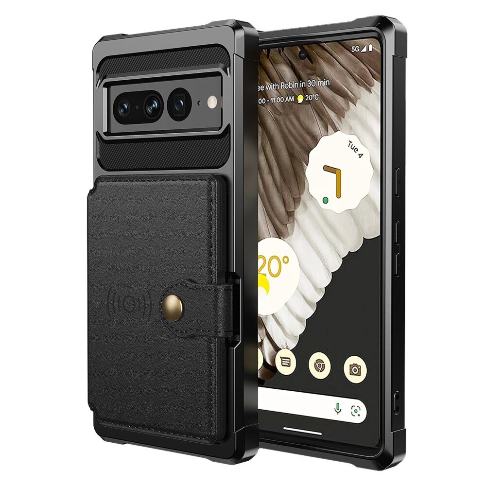 Funda con tarjetero Tough Multi-slot Google Pixel 7 Pro negro