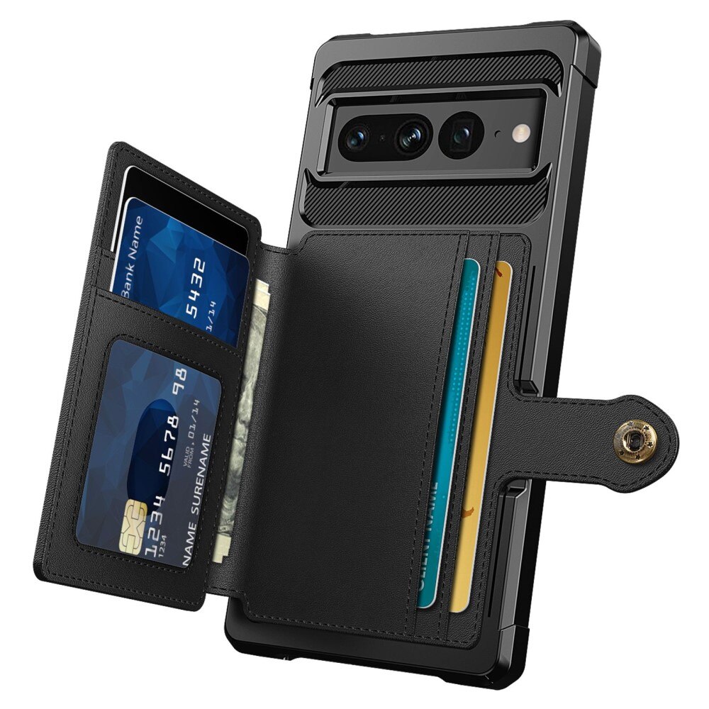 Funda con tarjetero Tough Multi-slot Google Pixel 7 Pro Negro