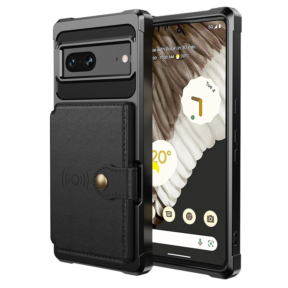 Funda con tarjetero Tough Multi-slot Google Pixel 7 Negro
