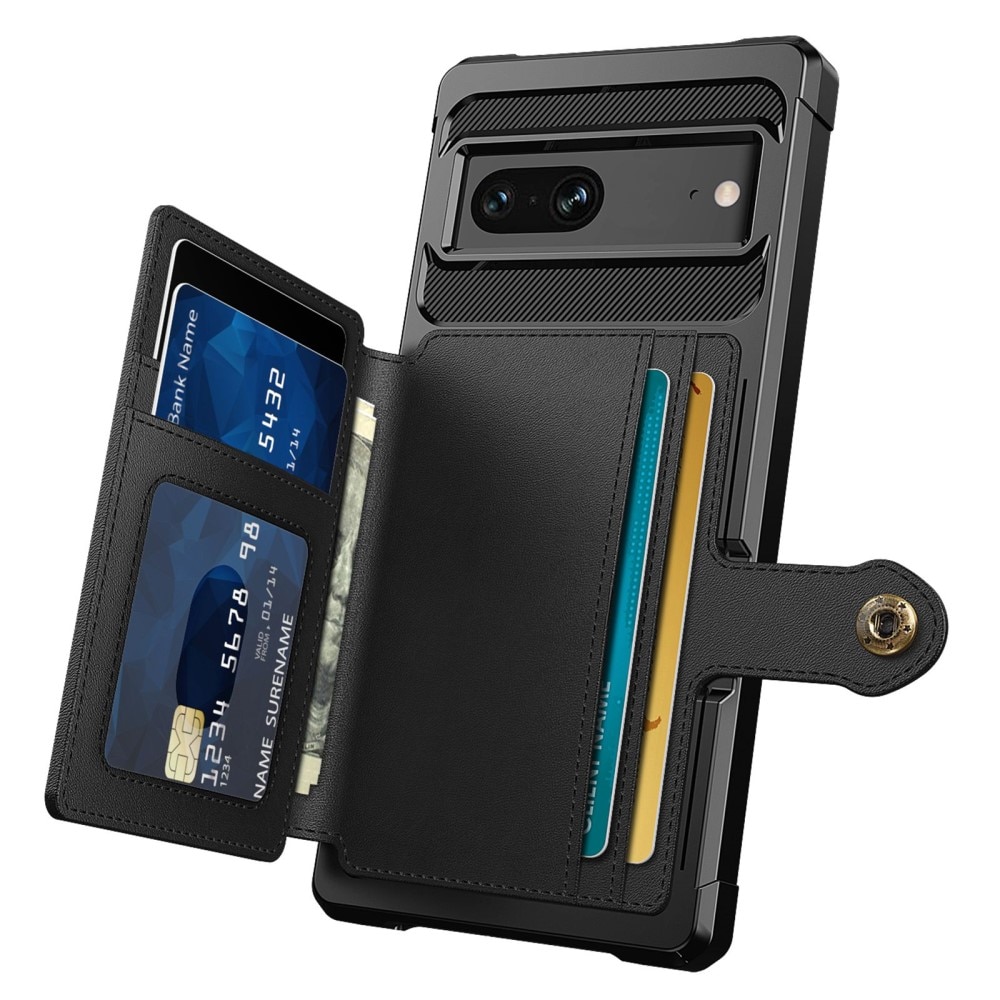 Funda con tarjetero Tough Multi-slot Google Pixel 7 Negro