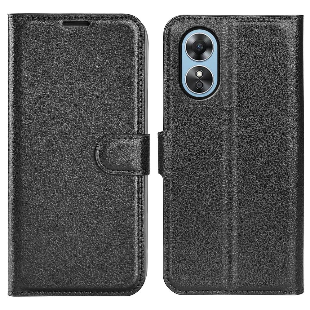 Funda cartera Oppo A17 negro