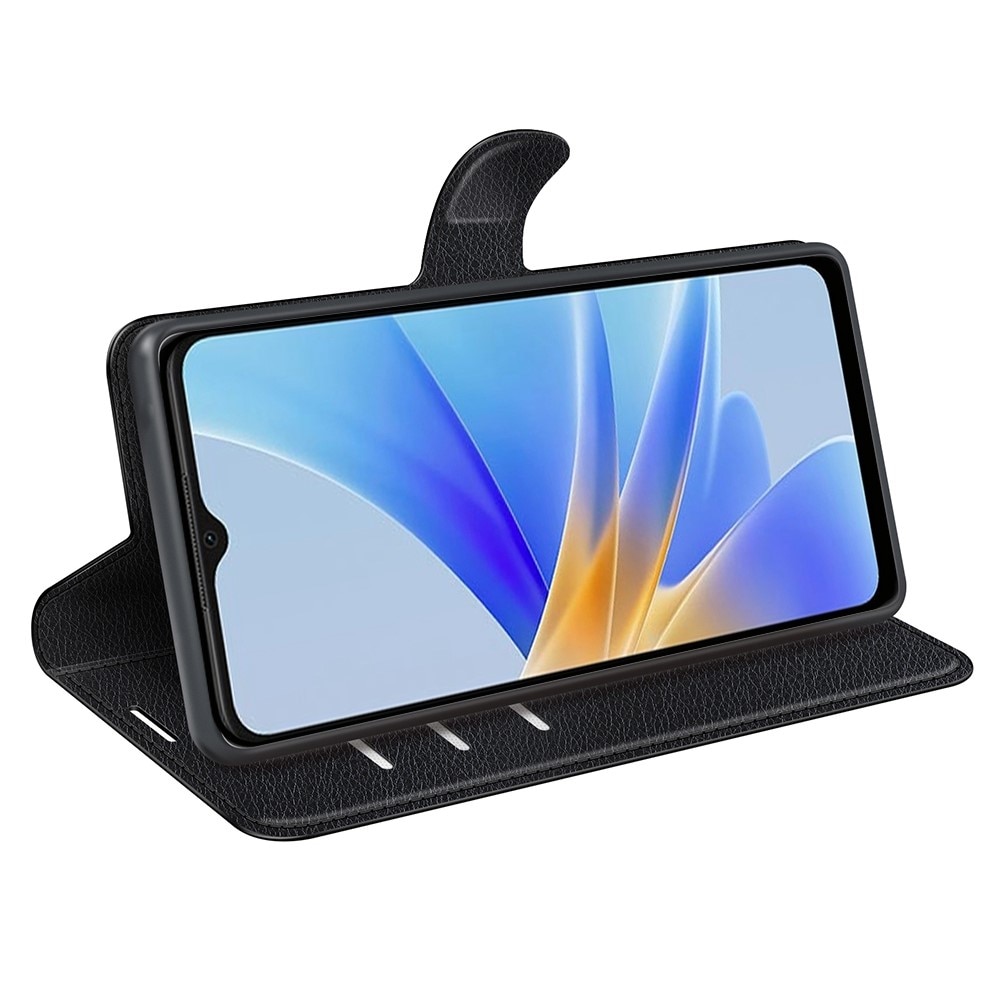Funda cartera Oppo A17 Negro