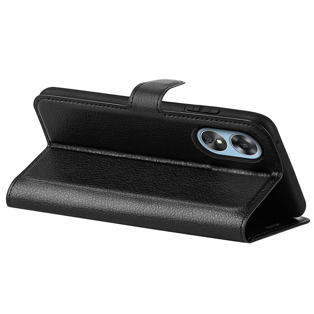 Funda cartera Oppo A17 Negro