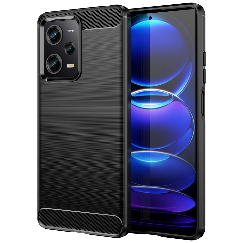 Funda TPU Brushed Xiaomi Redmi Note 12 Pro 5G Black