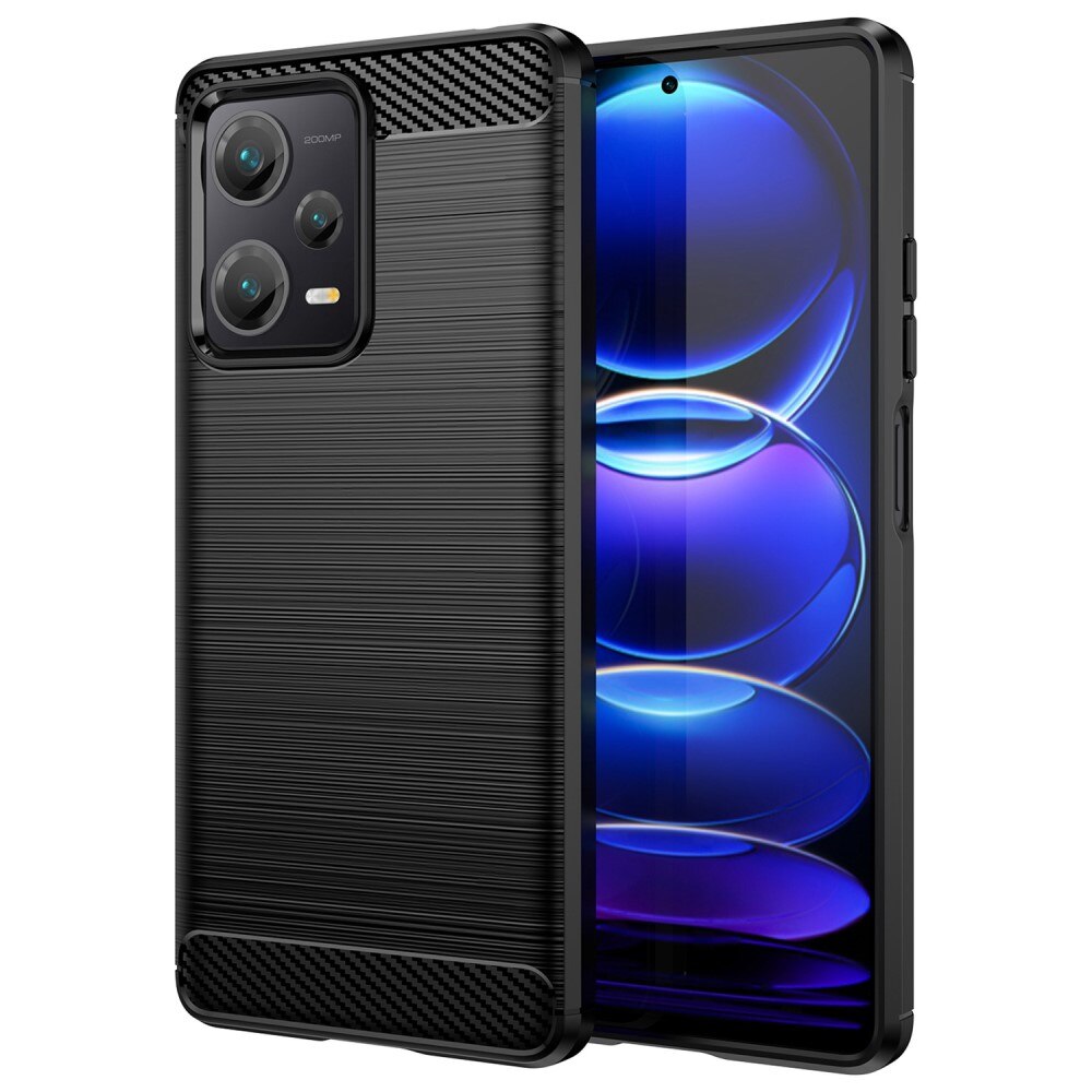 tectTech Funda TPU Brushed Xiaomi Redmi Note 12 Pro Plus Black