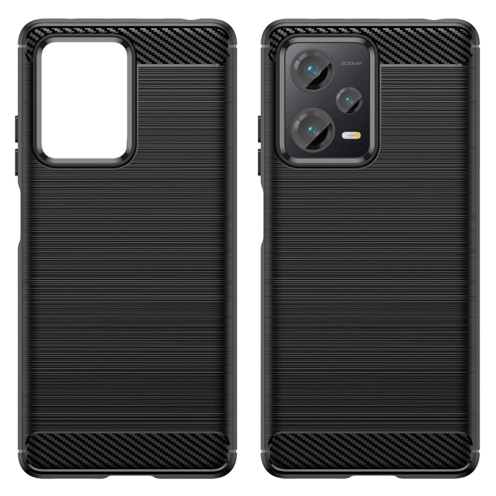 Funda TPU Brushed Xiaomi Redmi Note 12 Pro Plus Black