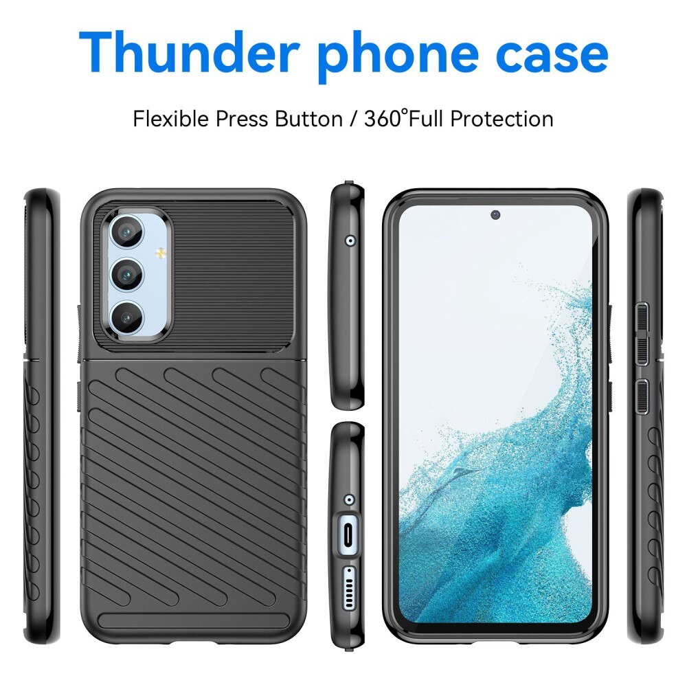 Funda Thunder TPU Samsung Galaxy A54 negro