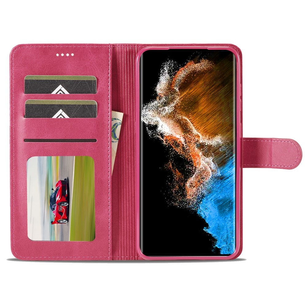 Funda tipo cartera Samsung Galaxy S23 rosado