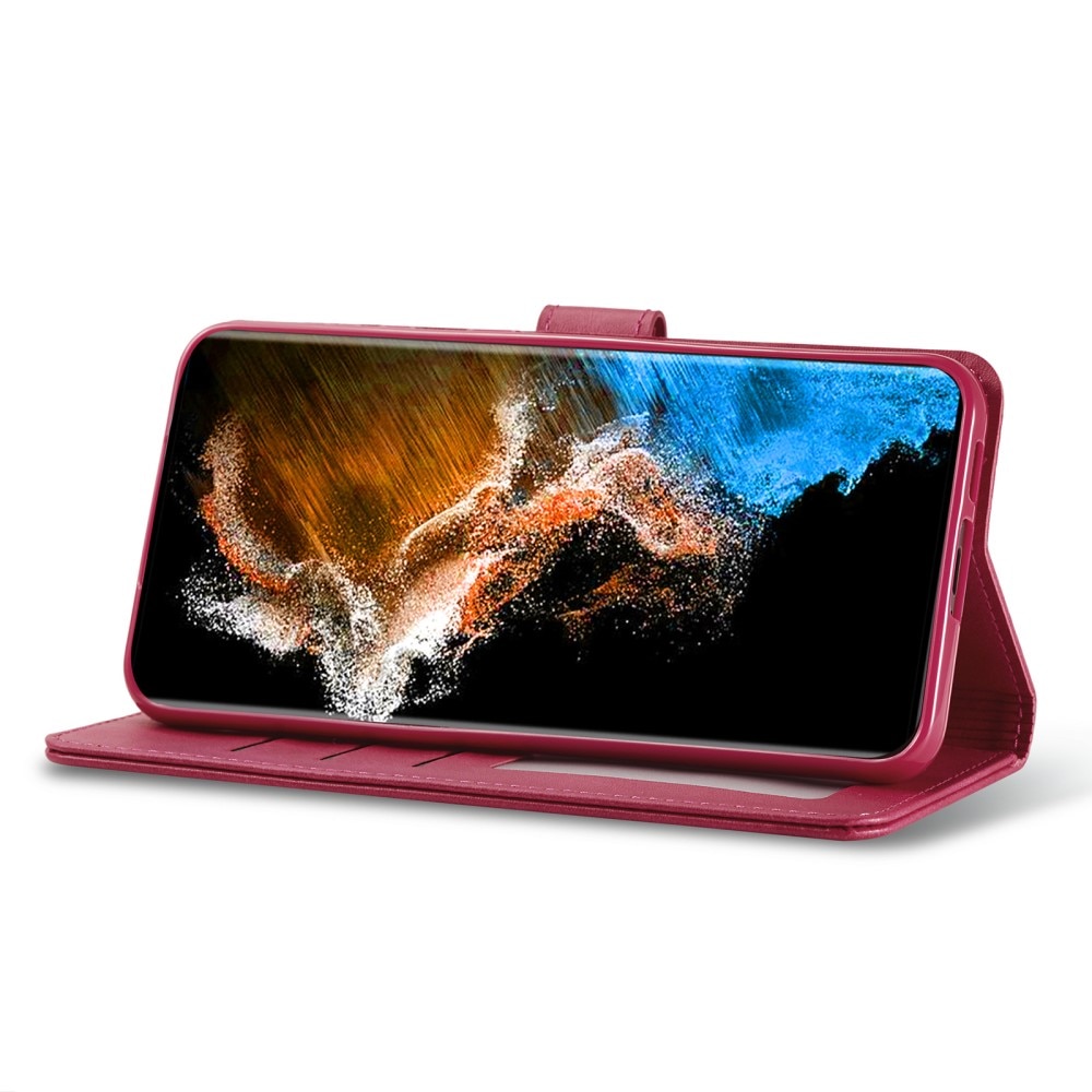 Funda tipo cartera Samsung Galaxy S23 rosado