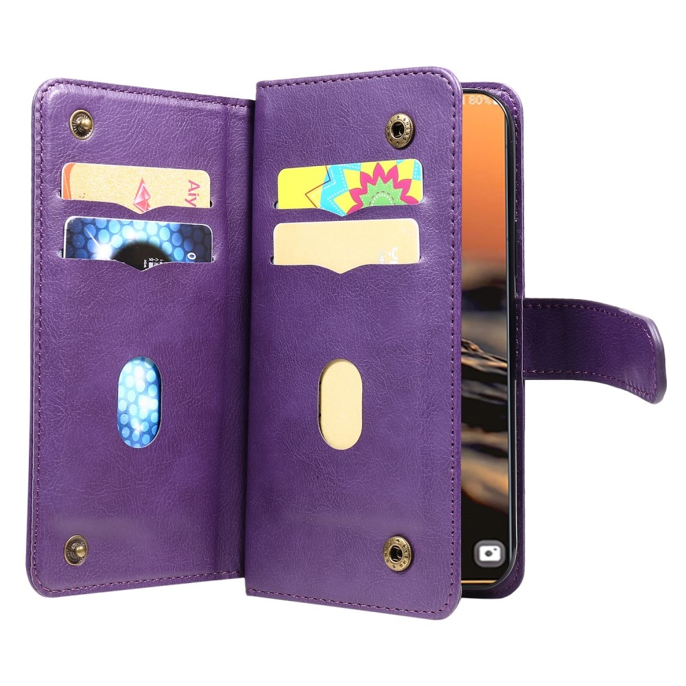 Funda cartera Multi-slot Samsung Galaxy S23 Ultra, violeta