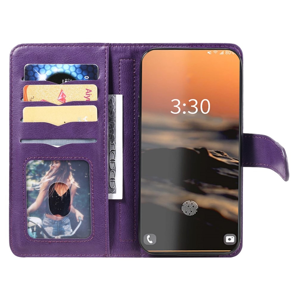 Funda cartera Multi-slot Samsung Galaxy S23 Ultra, violeta