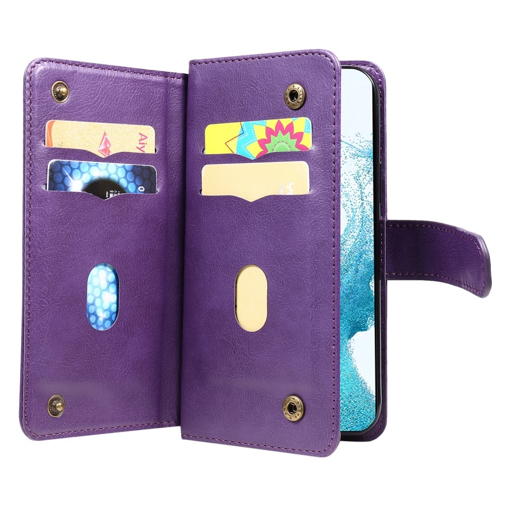 Funda cartera Multi-slot Samsung Galaxy S23, violeta