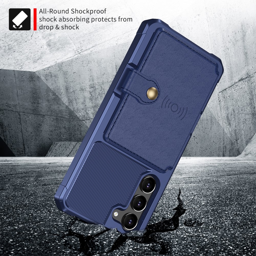 Funda con tarjetero Tough Multi-slot Samsung Galaxy S23 azul