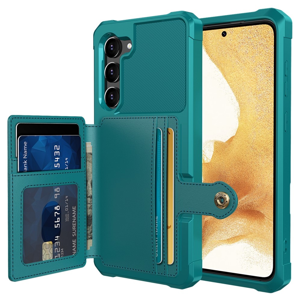 Funda con tarjetero Tough Multi-slot Samsung Galaxy S23 Verde