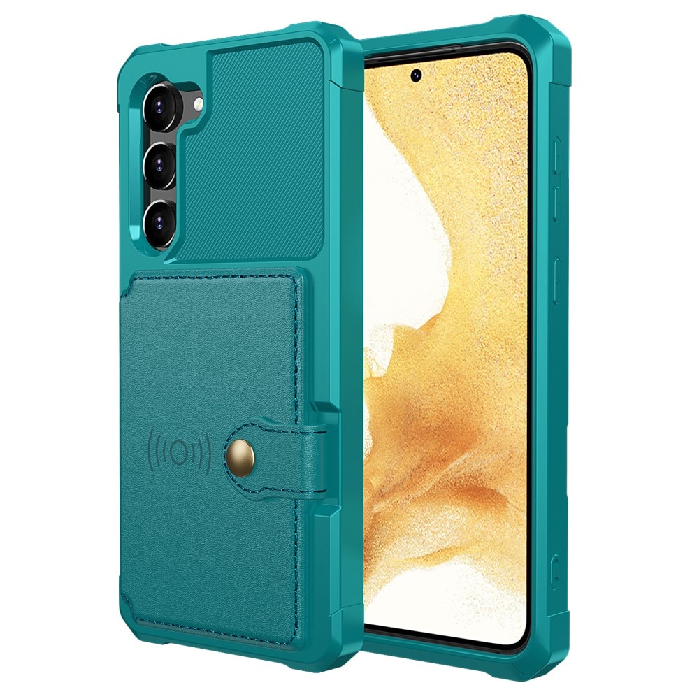 Funda con tarjetero Tough Multi-slot Samsung Galaxy S23 verde