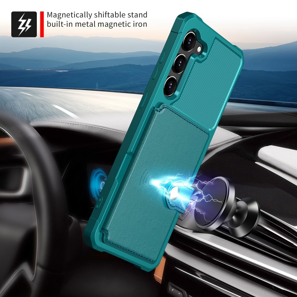 Funda con tarjetero Tough Multi-slot Samsung Galaxy S23 Verde