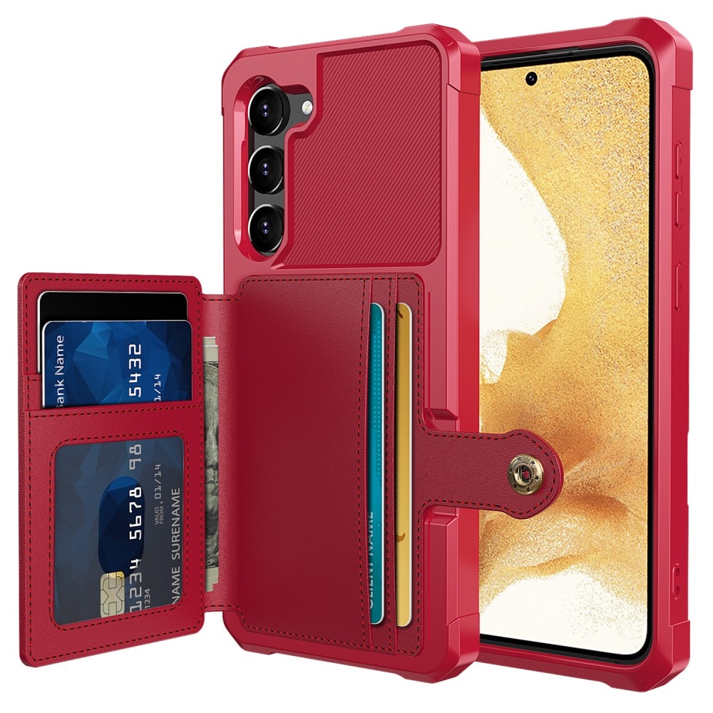 Funda con tarjetero Tough Multi-slot Samsung Galaxy S23 Rojo