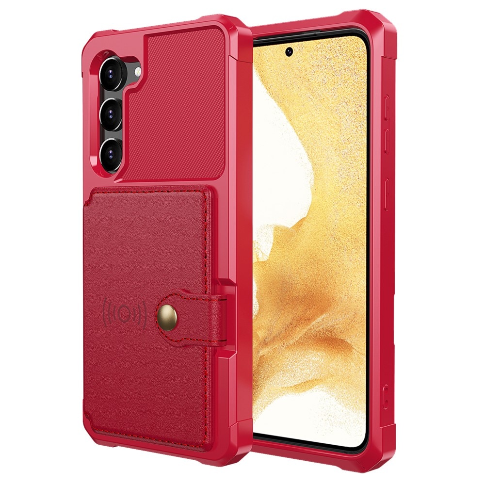 Funda con tarjetero Tough Multi-slot Samsung Galaxy S23 Rojo