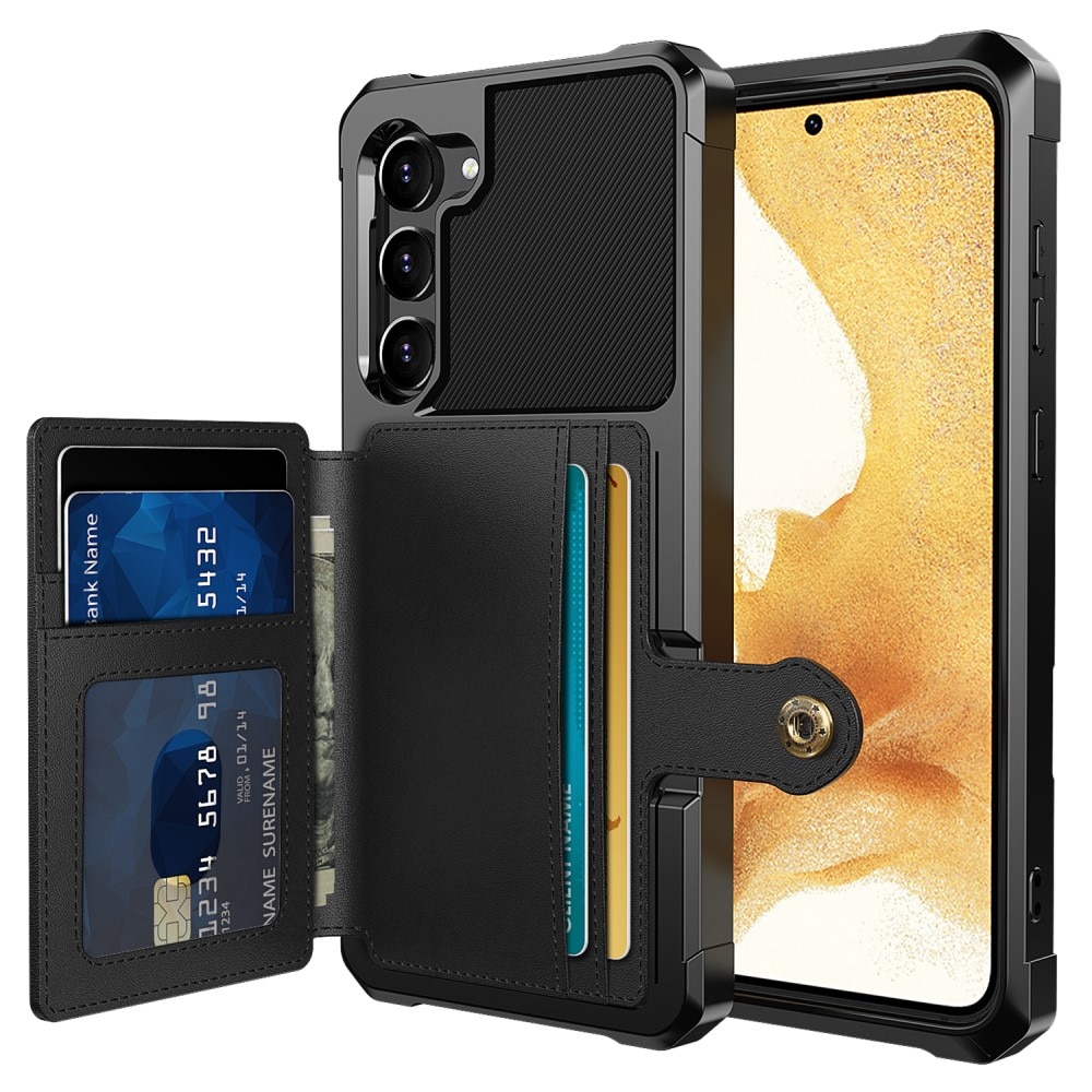 Funda con tarjetero Tough Multi-slot Samsung Galaxy S23 Plus Negro