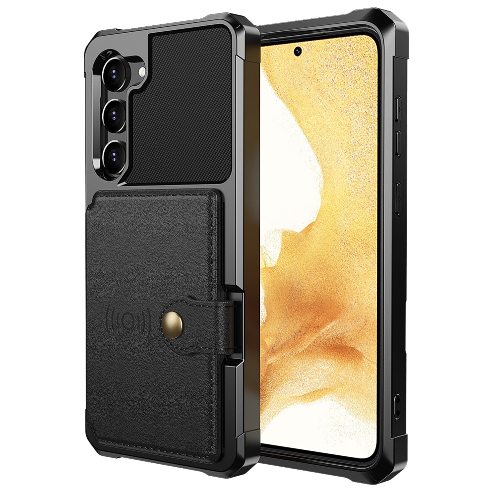 Funda con tarjetero Tough Multi-slot Samsung Galaxy S23 Plus Negro