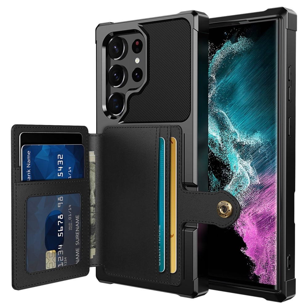 Funda con tarjetero Tough Multi-slot Samsung Galaxy S23 Ultra Negro