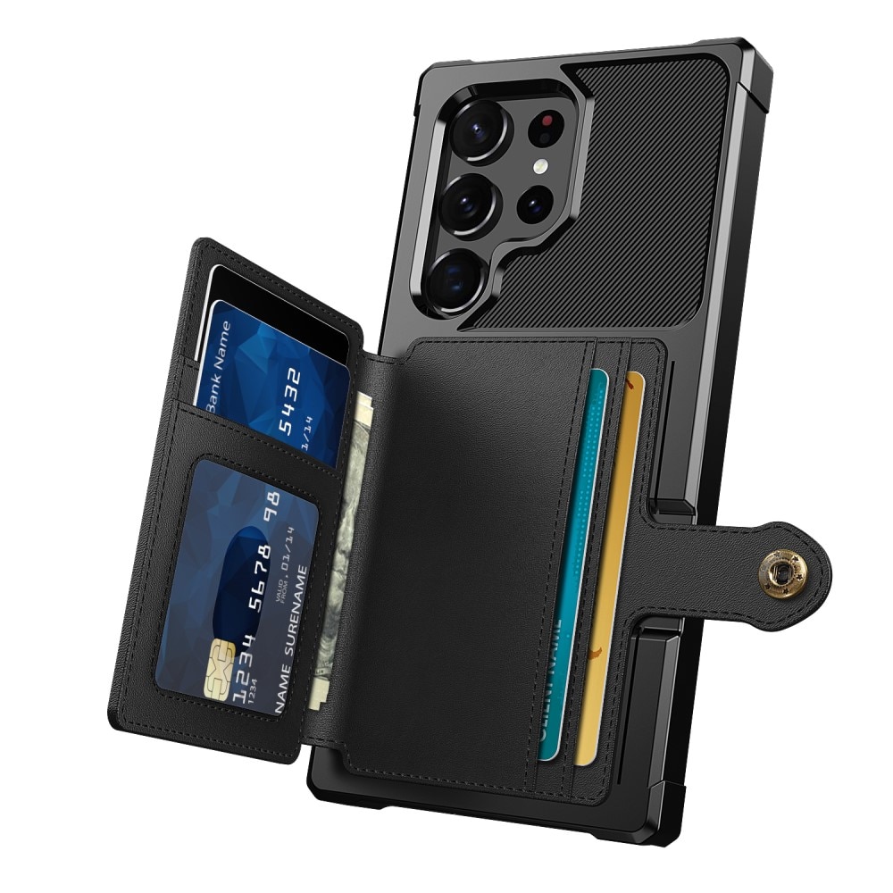 Funda con tarjetero Tough Multi-slot Samsung Galaxy S23 Ultra Negro
