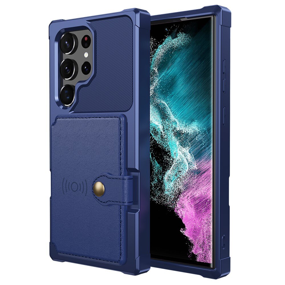 Funda con tarjetero Tough Multi-slot Samsung Galaxy S23 Ultra Azul
