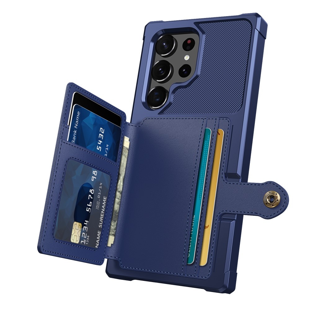 Funda con tarjetero Tough Multi-slot Samsung Galaxy S23 Ultra Azul