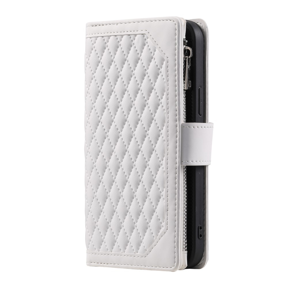 Funda acolchada tipo billetera Samsung Galaxy S23 Ultra blanco