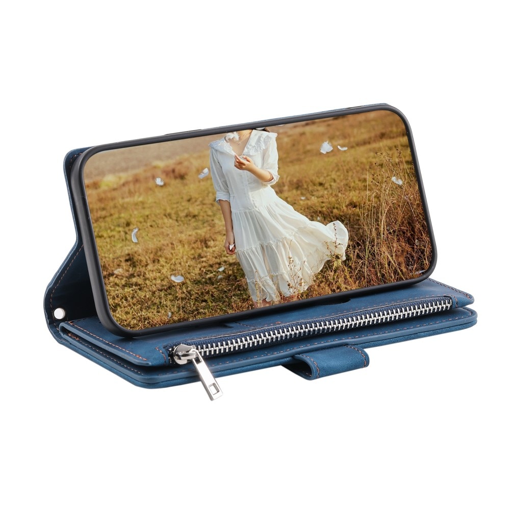 Funda acolchada tipo billetera Samsung Galaxy S23 azul