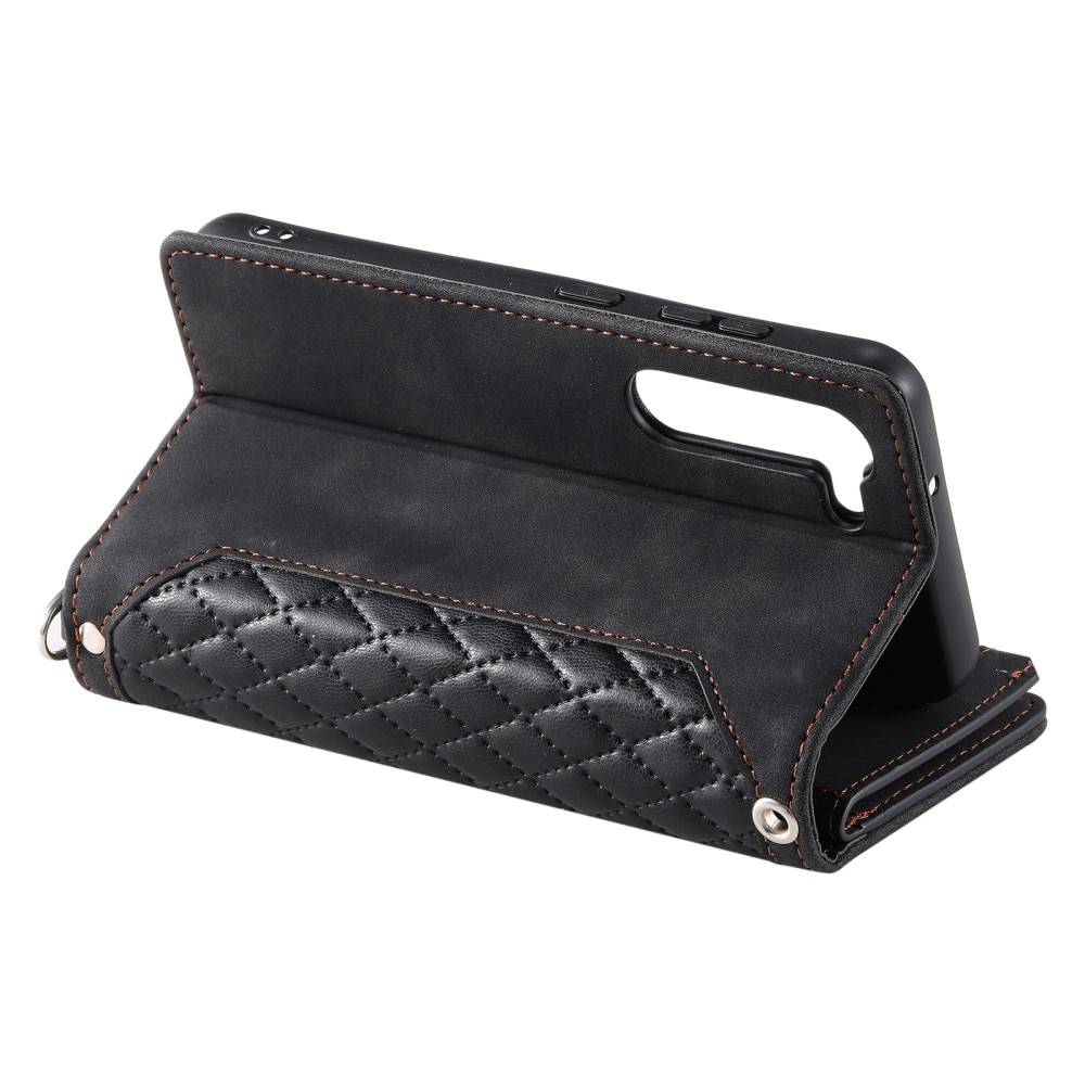 Funda acolchada tipo billetera Samsung Galaxy S23 Negro