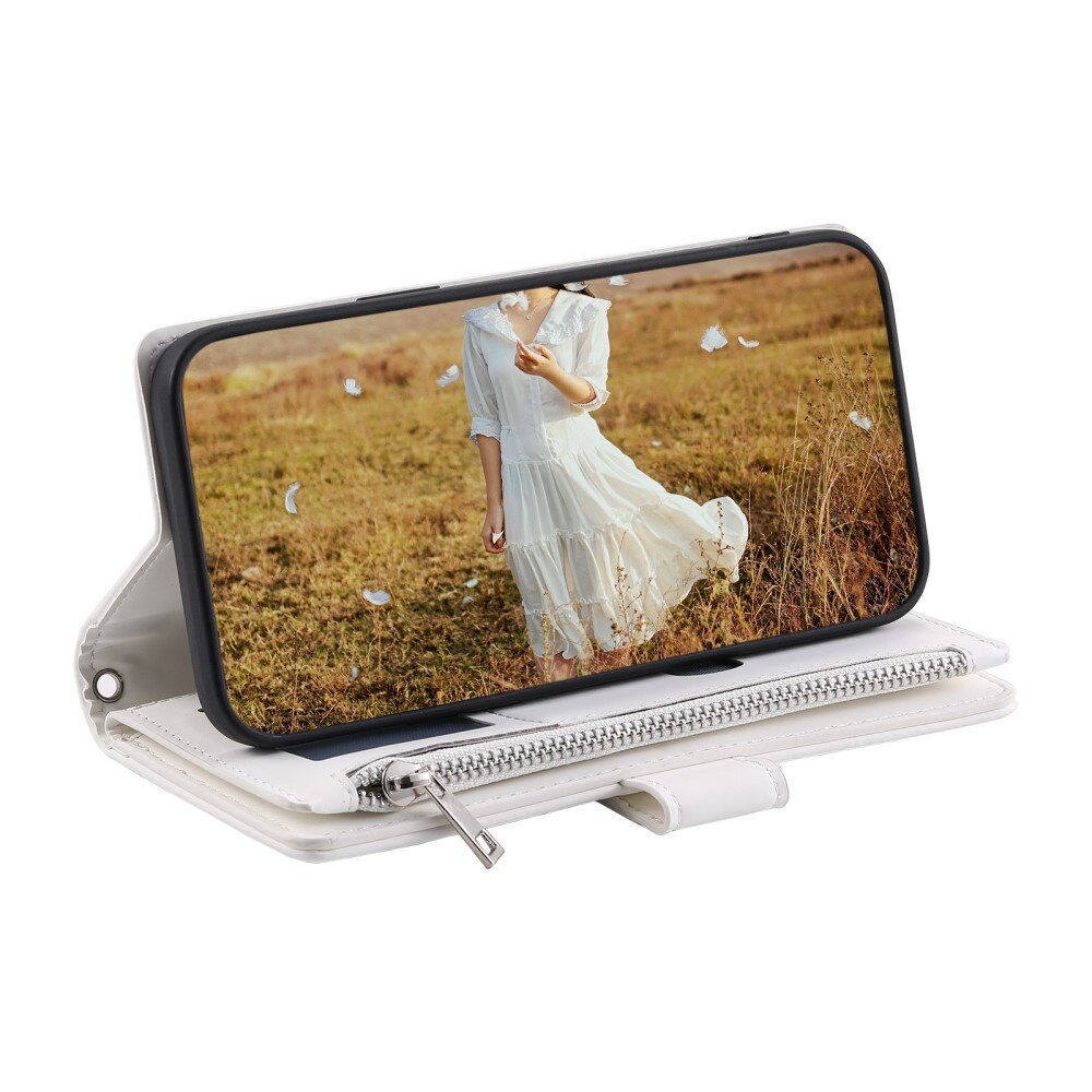 Funda acolchada tipo billetera Samsung Galaxy S23 Blance