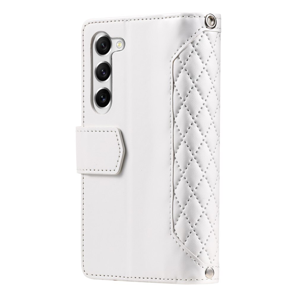 Funda acolchada tipo billetera Samsung Galaxy S23 blanco