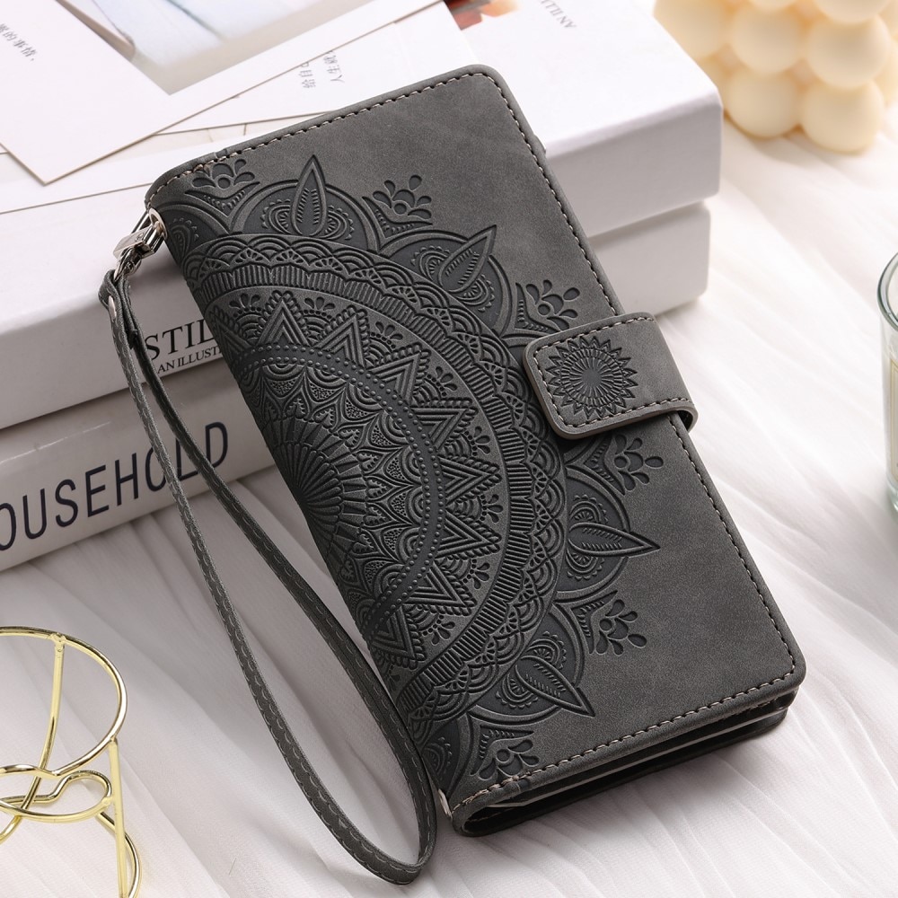 Funda Mandala tipo billetera iPhone 7 Plus/8 Plus gris