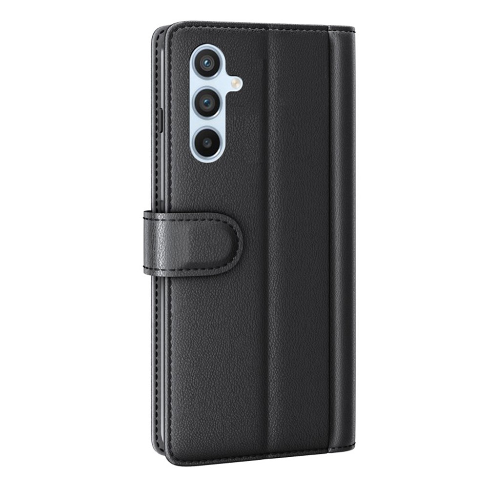 Funda de cuero genuino Samsung Galaxy A54, Negro
