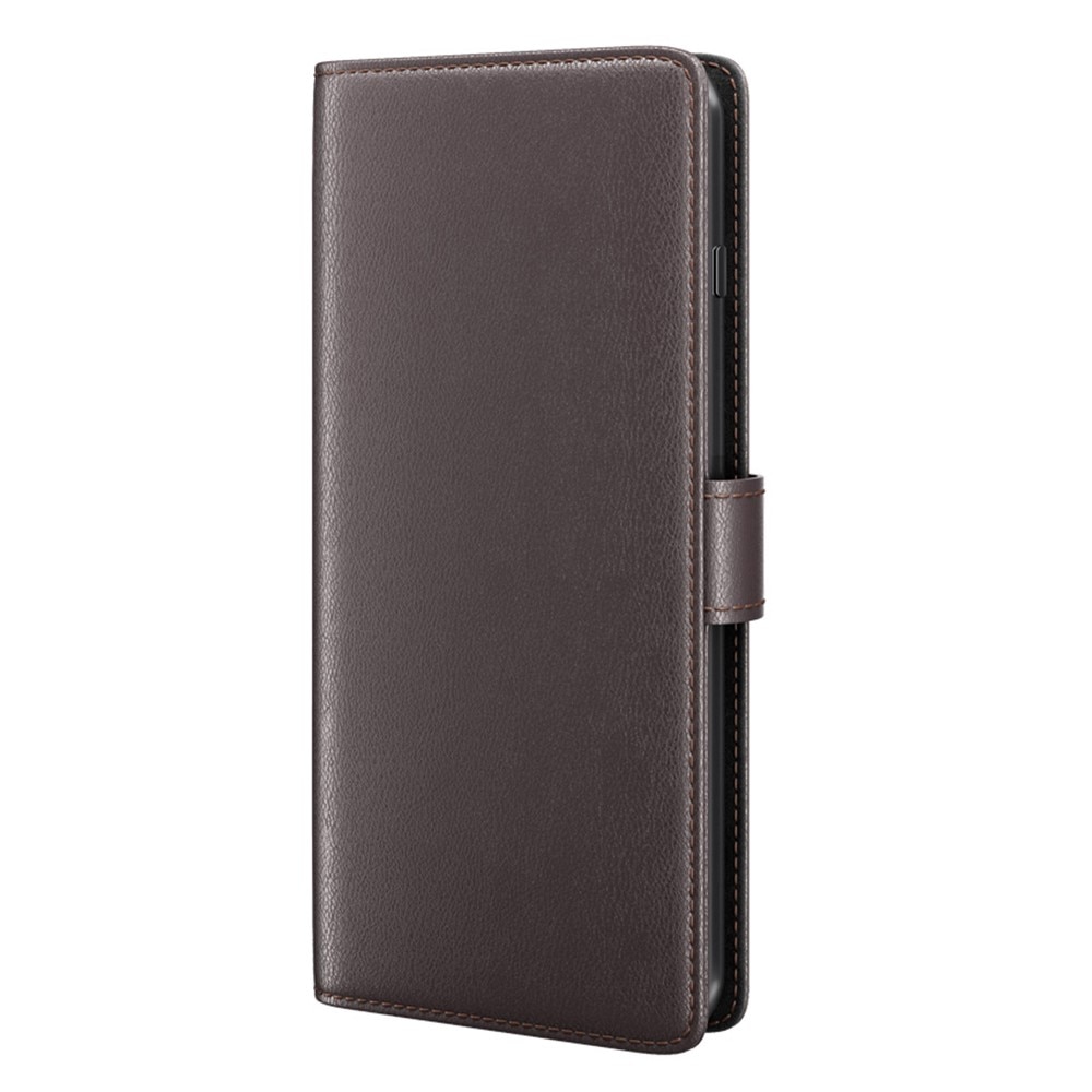 Funda de cuero genuino Samsung Galaxy A54, Marrón