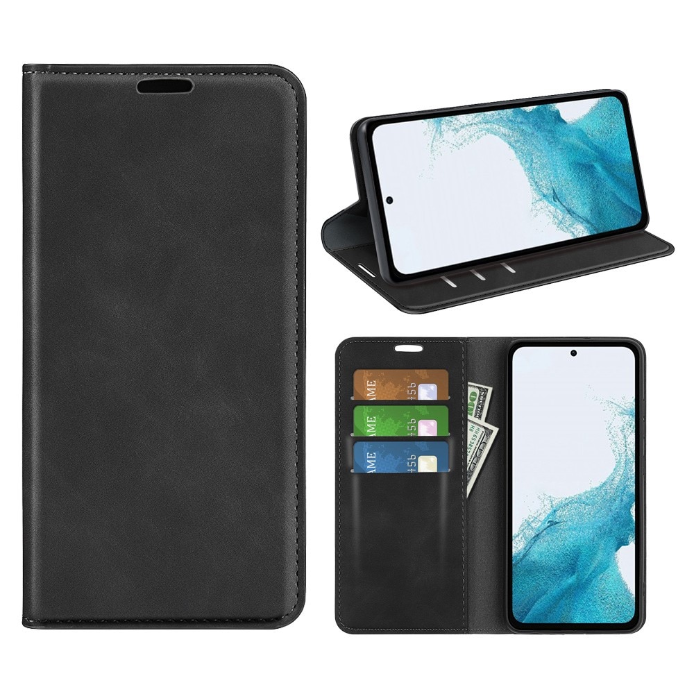 Funda delgada cartera Samsung Galaxy A54 Negro