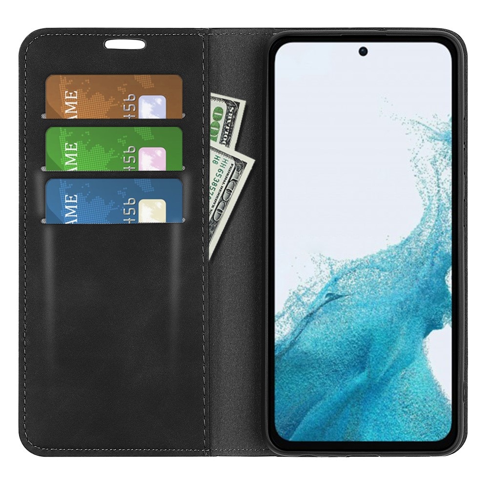 Funda delgada cartera Samsung Galaxy A54 Negro