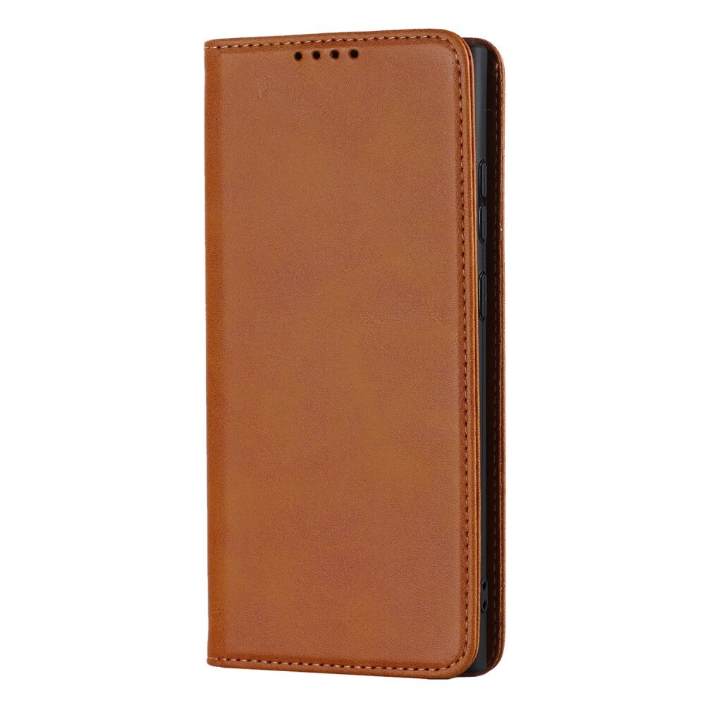 Funda delgada cartera Samsung Galaxy S23 Ultra Marrón