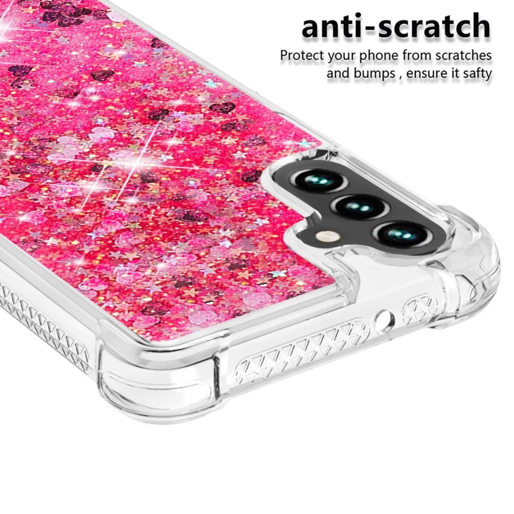 Funda Glitter Powder TPU Samsung Galaxy A54 rosado