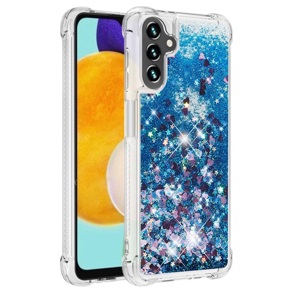 Funda Glitter Powder TPU Samsung Galaxy A54 azul