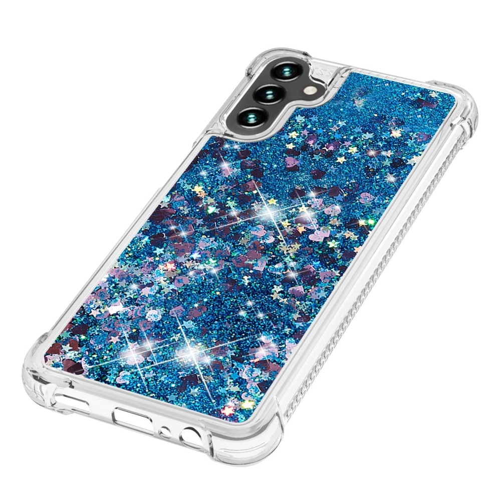 Funda Glitter Powder TPU Samsung Galaxy A54 azul