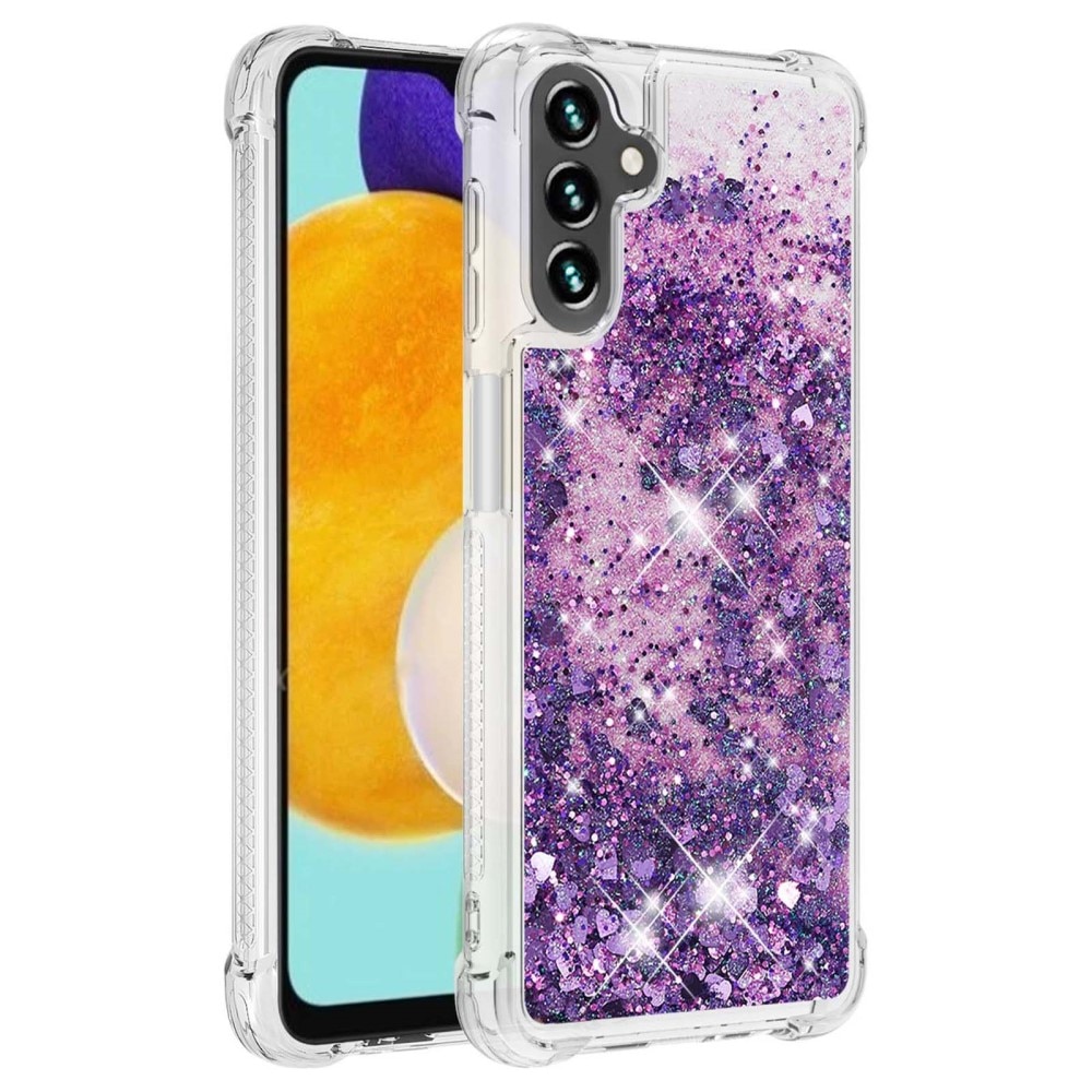 Funda Glitter Powder TPU Samsung Galaxy A54 violeta