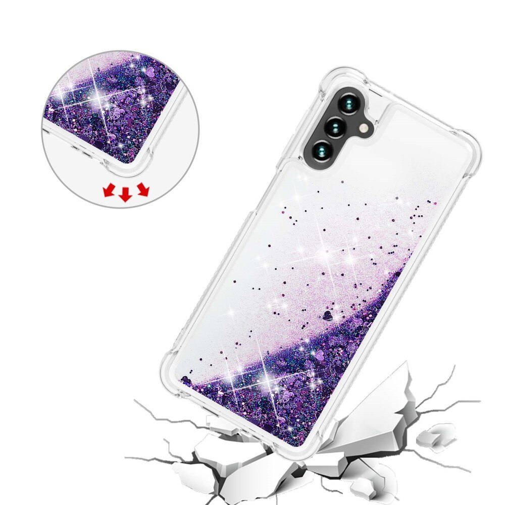 Funda Glitter Powder TPU Samsung Galaxy A54 violeta