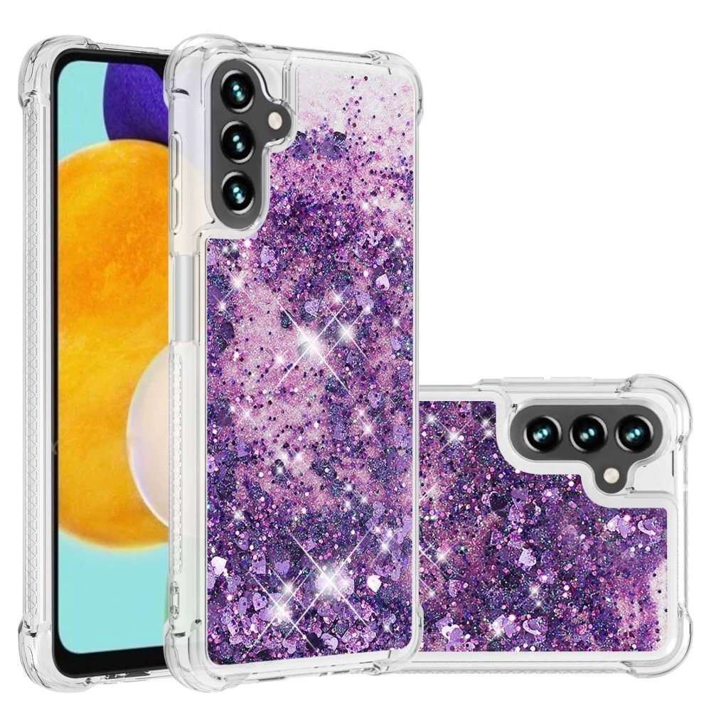 Funda Glitter Powder TPU Samsung Galaxy A54 violeta