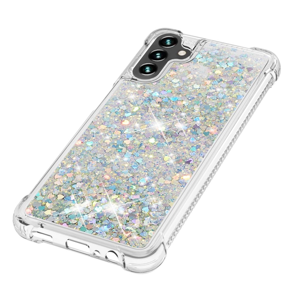 Funda Glitter Powder TPU Samsung Galaxy A54 plata