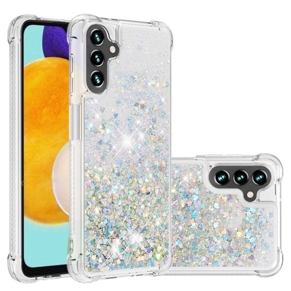 Funda Glitter Powder TPU Samsung Galaxy A54 plata