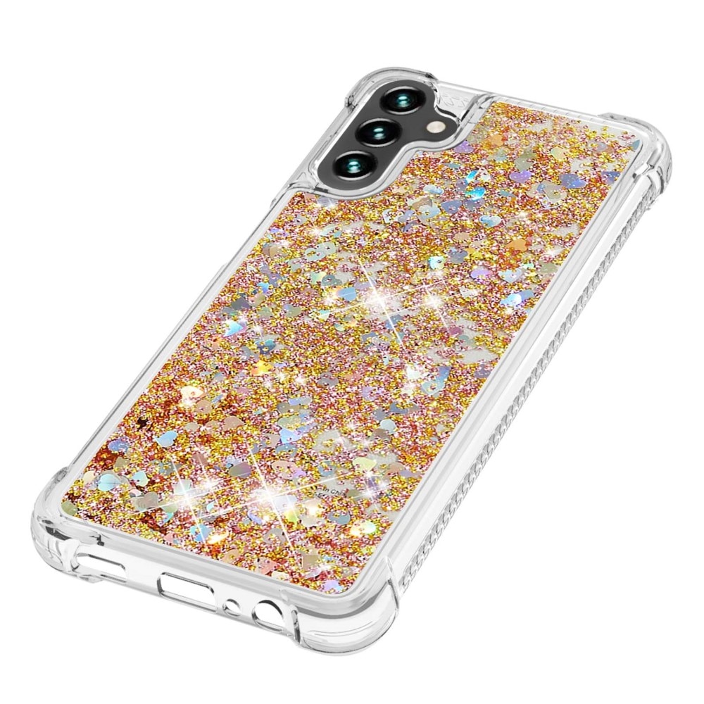 Funda Glitter Powder TPU Samsung Galaxy A54 oro