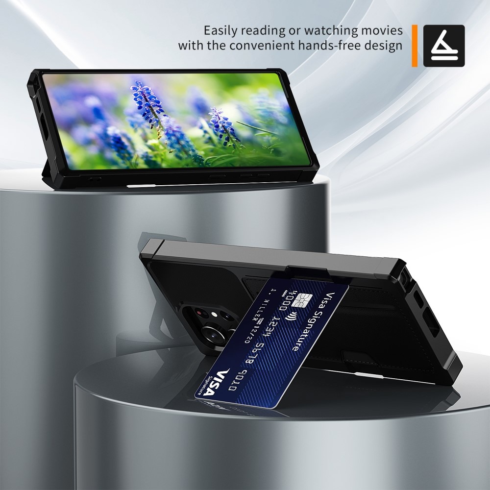 Funda Tough Card Case Samsung Galaxy S23 Ultra negro
